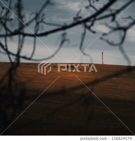 Small Hut on a Slope in Eastern Slovakia 116824574