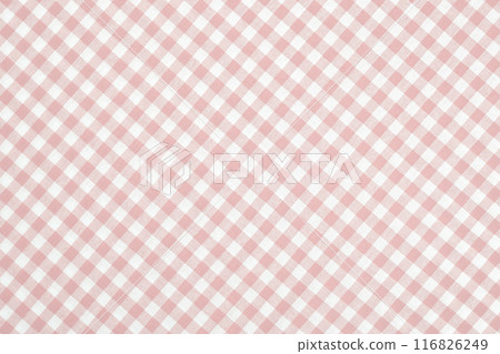 織物、格子格子圖案、背景材料 116826249