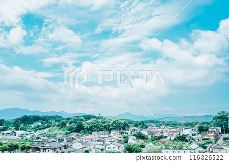 The view from Kasama Crafts Hill, Kasama City, Ibaraki Prefecture 116826522