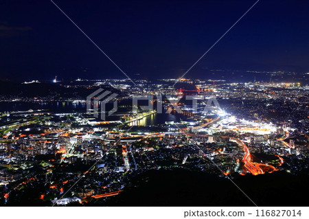 [福岡縣] 北九州市夜景（猿倉山展望台） 116827014