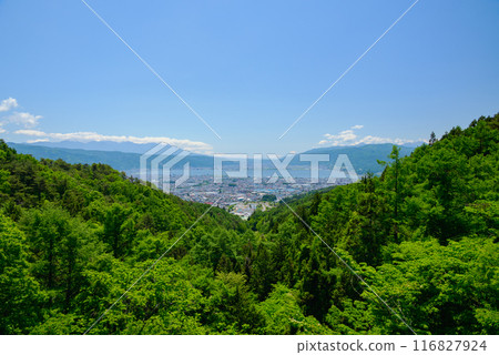 Spectacular view from Shiomine Onodate Park Observatory [Okaya City] 116827924