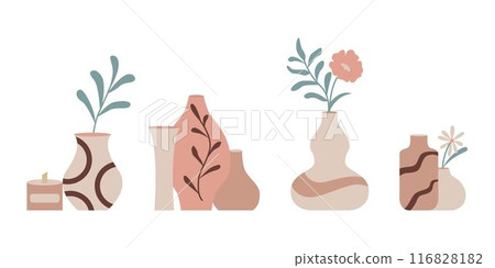 Simple illustration of home decor with minimalist design 116828182