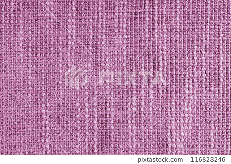 Jacquard woven coarse weave texture upholstery pink fabric. 116828246