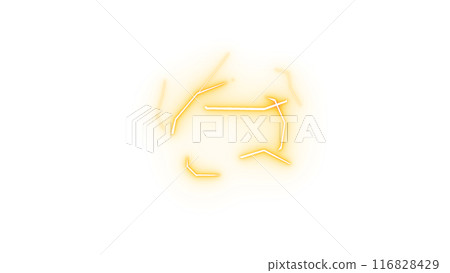 Yellow Anime Lightning 116828429