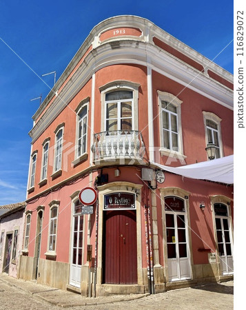 On the narrow street in Loule , Algarve, Portugal, Europe On the narrow street in Loule , Algarve, Portugal, Europe 116829072