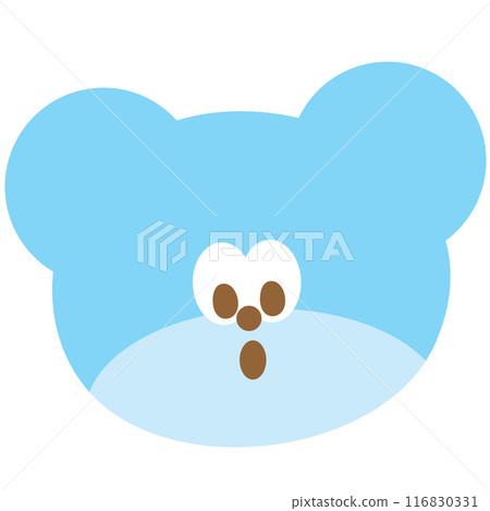 Teddy bear with shocking expression for cartoon, character, comic, mascot, cute patches, plush toy, doll, brooch, animal, shirt print, zoo, kid, toddler, baby, children, logo, icon, post card, emotion Teddy bear with shocking expression for cartoon, character, comic, mascot, cute patches, plush toy, doll, brooch, animal, shirt print, zoo, kid, toddler, baby, children, logo, icon, post card, emotion 116830331