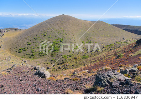 Mt. Myoko seen from Mt. Yakushi, Mt. Iwate 116830947