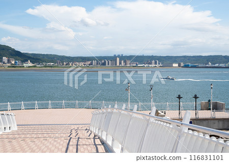 Tamsui Fisherman's Wharf and Bali District in New Taipei City, Taiwan 116831101