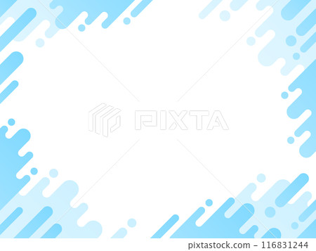 向右上升的淺藍色波浪線框 116831244