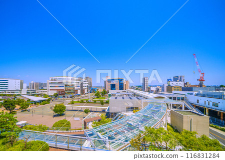 日本藤澤市景觀，七月。東海道幹線辻堂站等景觀=22日 116831284
