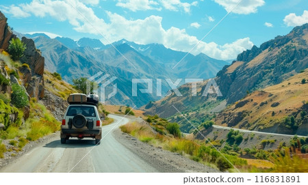 Family SUV on a Camping Trip 116831891
