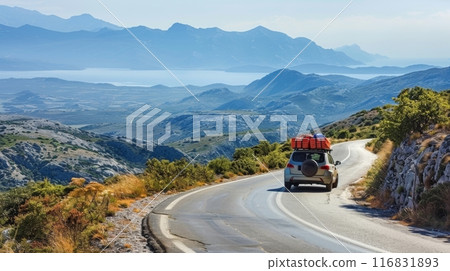 Family SUV on a Camping Trip Family SUV on a Camping Trip 116831893