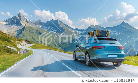 Family SUV on a Camping Trip Family SUV on a Camping Trip 116831914