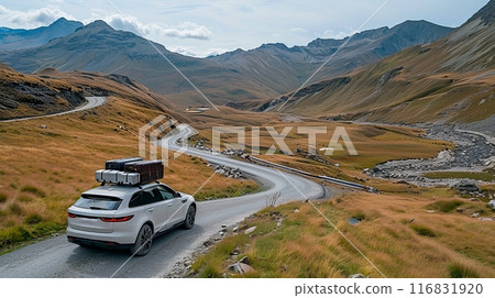 Family SUV on a Camping Trip 116831920