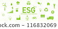Background Banner for Sustainability development, ESG, green energy, sustainable industry 116832069