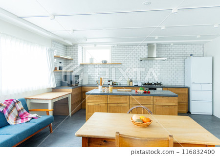 Fashionable kitchen 116832400