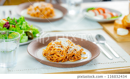 A delicious spaghetti 116832434
