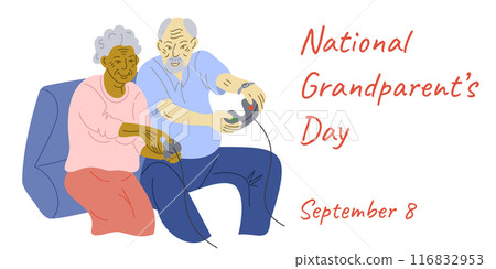 American National Grandparents day banner 116832953