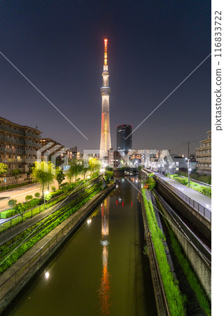 [Tokyo] Night view of Sky Tree 116833722