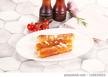 Fried cheese sticks for snack Fried cheese sticks for snack 116834020