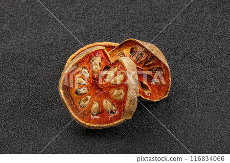Thai cuisine - dry bael fruit 116834066