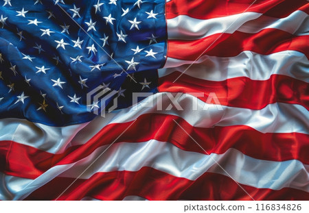 American Flag Close-Up 116834826