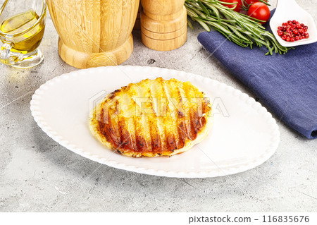 Grilled Greek traditional cheese - haloumi Grilled Greek traditional cheese - haloumi 116835676