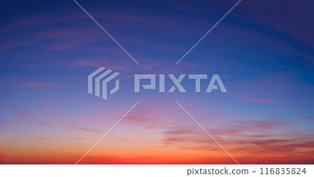 Sunset sky background Sunset sky background 116835824