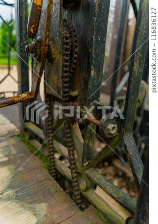 An ancient train. 116836127