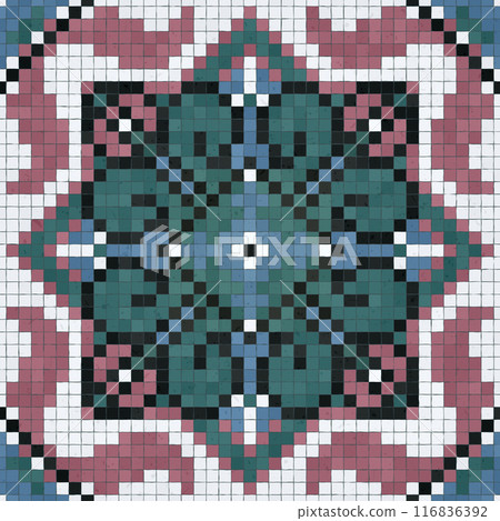 Mosaic tiles vector background 146 Mosaic tiles vector background 146 116836392