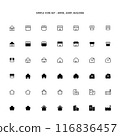 A collection of icon for building type 116836457