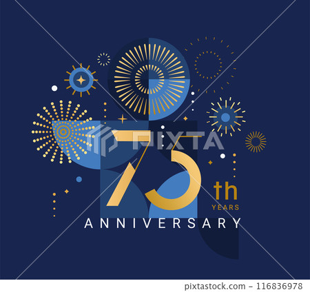 Anniversary 75,celebrating 75 years anniversary Anniversary 75,celebrating 75 years anniversary 116836978