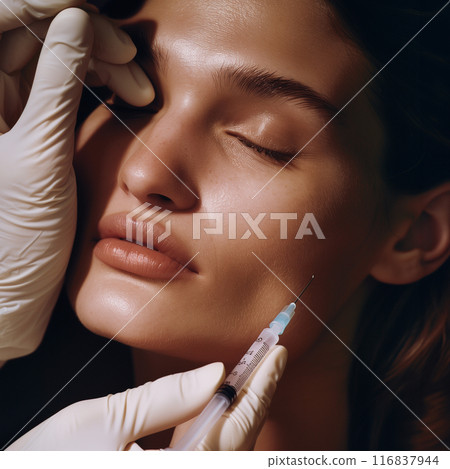 woman getting  injections  116837944