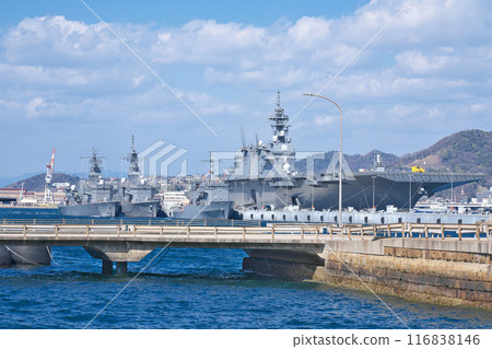[Japan Maritime Self-Defense Force (Alley Karasukojima)] Showa-cho, Kure City, Hiroshima Prefecture 116838146