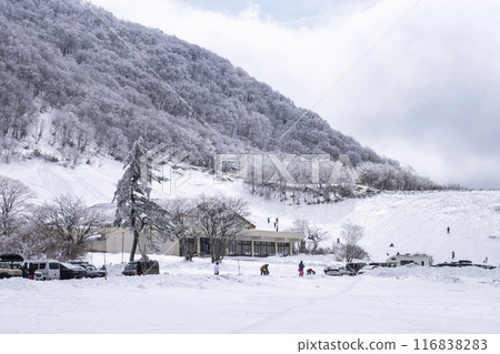 Snow Scenery at Oyama Kyoganari Snow Scenery at Oyama Kyoganari 116838283