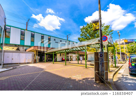 Tokyo cityscape in July. View of Naruse Station on the Yokohama Line in Machida City, Japan (21st) 116838407