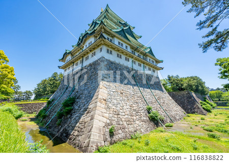 Special Historic Site: Nagoya Castle, Castle Tower, Stone Wall Special Historic Site: Nagoya Castle, Castle Tower, Stone Wall 116838822
