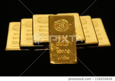 Gold ingot Gold ingot 116838826