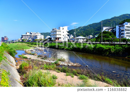 Kanayama Bridge / Downstream from the Toiyama River / Looking toward Toi Onsen Town (Izu City, Shizuoka Prefecture) [2024.7] 116838882