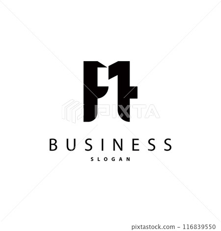 Initial HM Letter Logo, Modern and Luxury Vector Minimalist MH Logo Template Initial HM Letter Logo, Modern and Luxury Vector Minimalist MH Logo Template 116839550