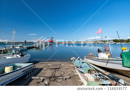 【漁港】津輕地區面向日本海的漁港風景 116839577