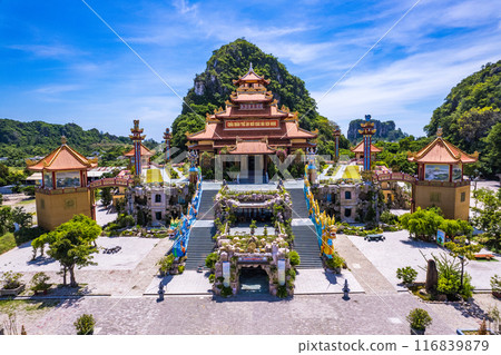 Quan The Am Pagoda in Da Nang, marble mountains, Vietnam Quan The Am Pagoda in Da Nang, marble mountains, Vietnam 116839879