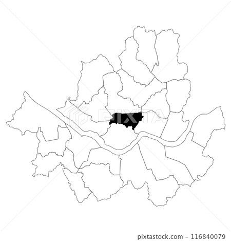 Jung-gu map. Seoul district map, administrative map of Seoul city 116840079