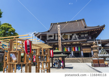 川崎大師的「風鈴市場」正殿與風鈴架【神奈川縣川崎市】 116840118