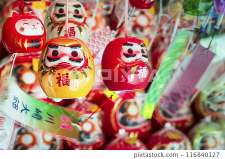 川崎大師的「風鈴市場」－辟邪的達摩風鈴【神奈川縣川崎市】 116840127