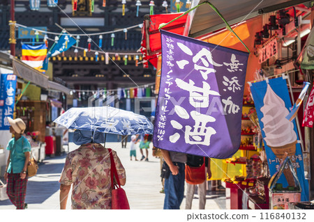 夏天的川崎大師仲見世街景【神奈川縣川崎市】 116840132