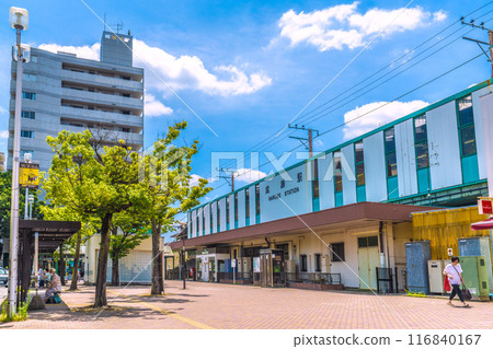 Tokyo cityscape in July. View of Naruse Station on the Yokohama Line in Machida City, Japan (21st) 116840167