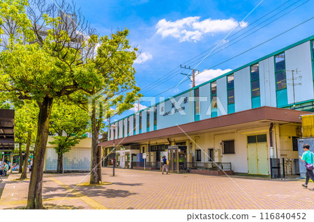 Tokyo cityscape in July. View of Naruse Station on the Yokohama Line in Machida City, Japan (21st) 116840452