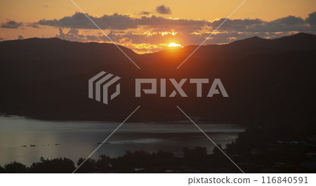 日出前的奄美東部天空 116840591
