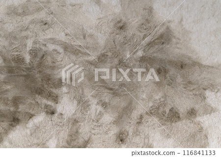 由撕破的日本紙製成的陰影背景材料（灰色） 116841133